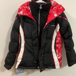Amazing cond Ski jacket 60% down filler all the bells and whistles see photos
